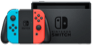 Nintendo Switch with red and blue Joy-Con.